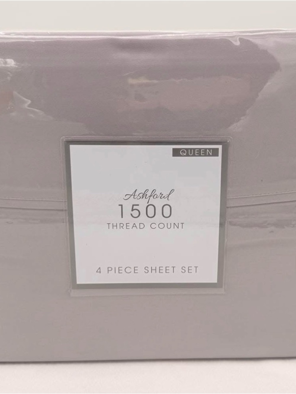 Que Ashford 1500 Thread Count Queen Sheet Set in Soft Mauve